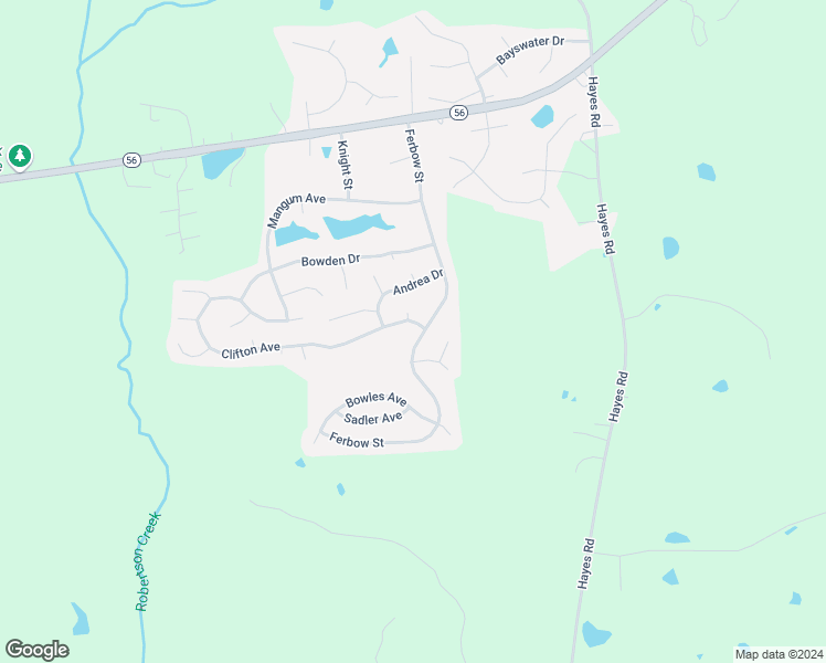 map of restaurants, bars, coffee shops, grocery stores, and more near 2810 Clifton Avenue in Creedmoor