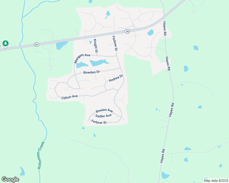 map of restaurants, bars, coffee shops, grocery stores, and more near 2810 Clifton Avenue in Creedmoor