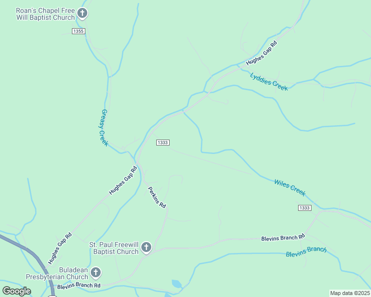 map of restaurants, bars, coffee shops, grocery stores, and more near 249 Hughes Road in Bakersville