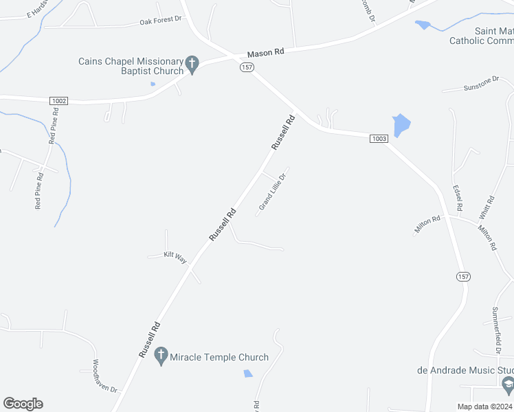 map of restaurants, bars, coffee shops, grocery stores, and more near 7709 Grand Lillie Drive in Durham