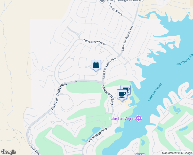 map of restaurants, bars, coffee shops, grocery stores, and more near 4 Moltrasio Lane in Henderson