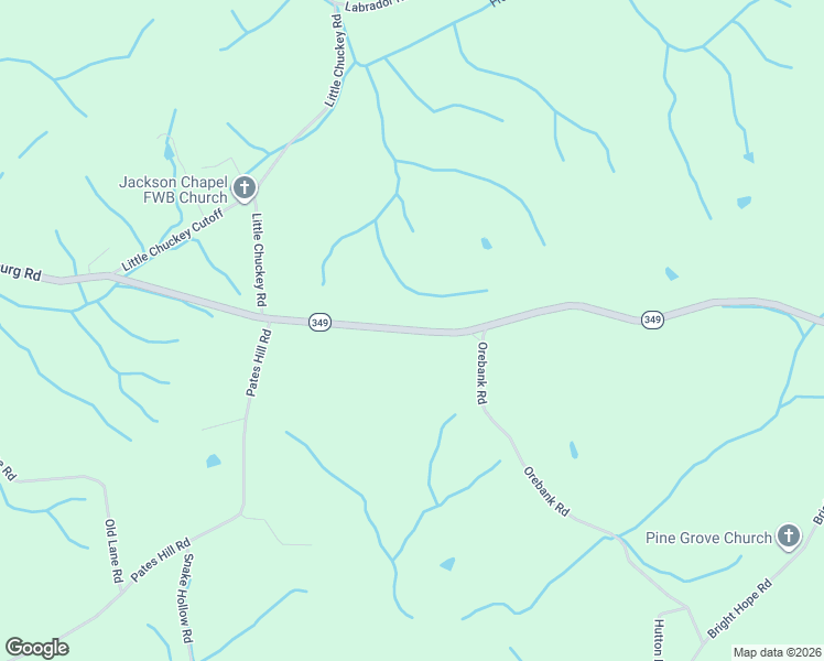 map of restaurants, bars, coffee shops, grocery stores, and more near State Highway 349 in Mosheim