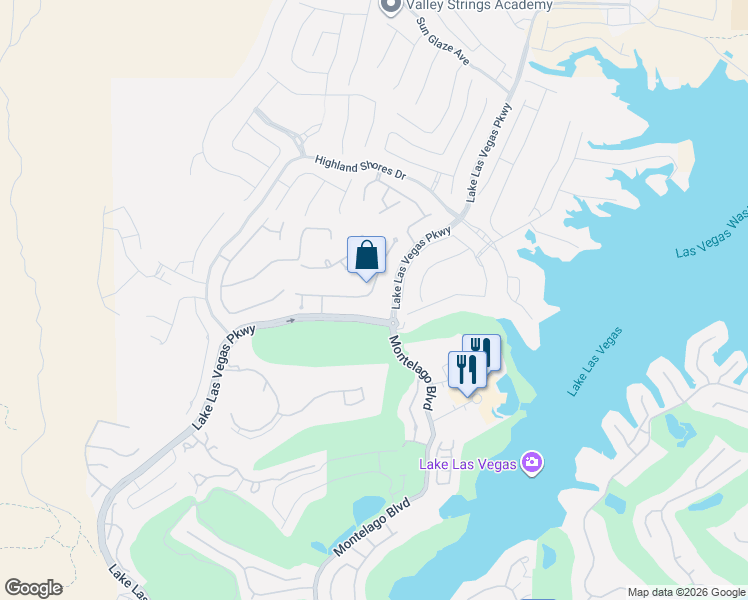 map of restaurants, bars, coffee shops, grocery stores, and more near 4 Moltrasio Lane in Henderson