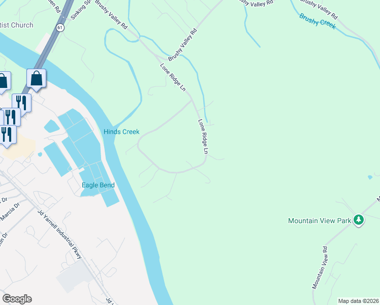 map of restaurants, bars, coffee shops, grocery stores, and more near 280 Lone Ridge Lane in Clinton