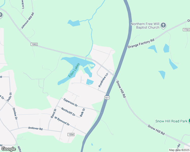map of restaurants, bars, coffee shops, grocery stores, and more near 6515 Ladd Drive in Durham