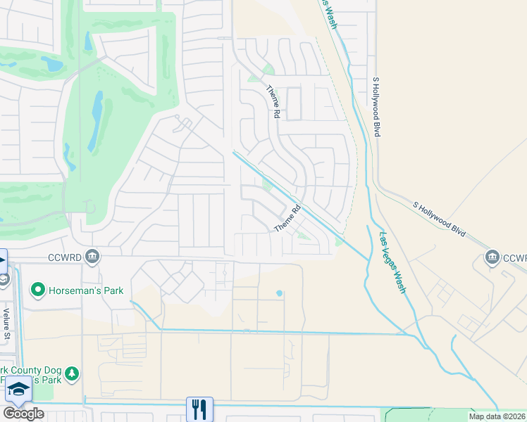 map of restaurants, bars, coffee shops, grocery stores, and more near 6301 Heather Creek Place in Las Vegas