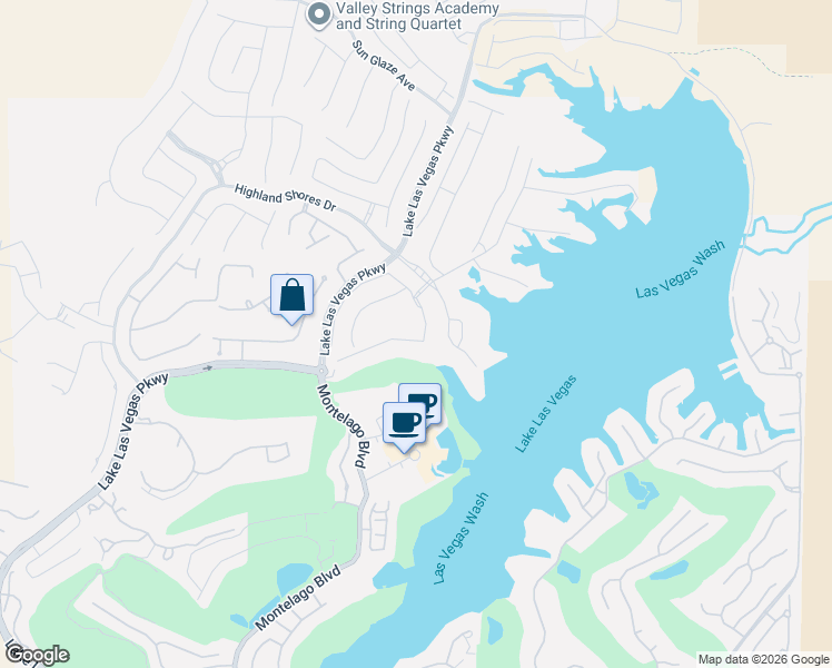 map of restaurants, bars, coffee shops, grocery stores, and more near 23 Summer House Drive in Henderson