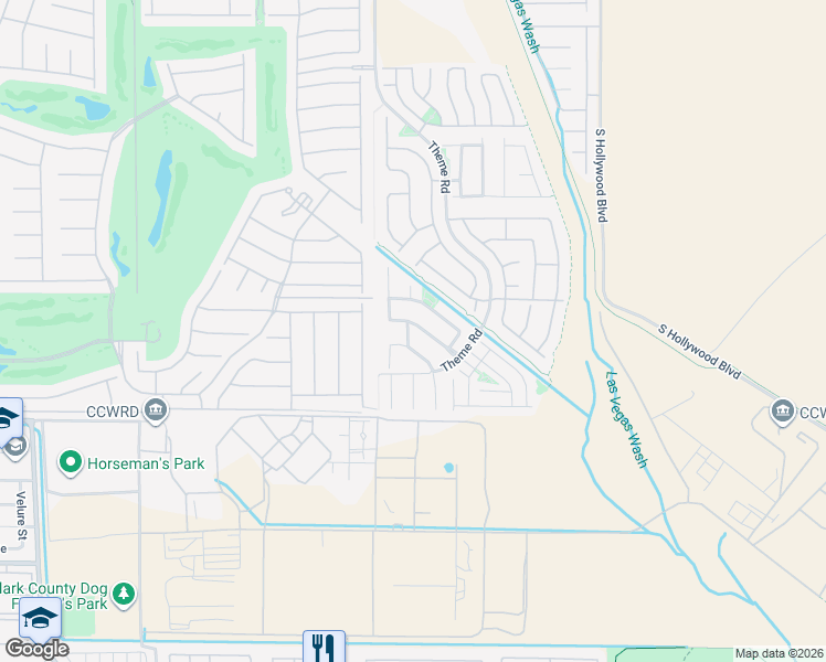 map of restaurants, bars, coffee shops, grocery stores, and more near 6261 Heather Creek Place in Las Vegas