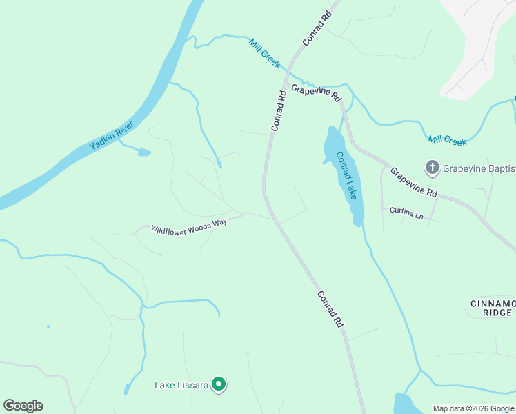 map of restaurants, bars, coffee shops, grocery stores, and more near 1010 Conrad Road in Lewisville