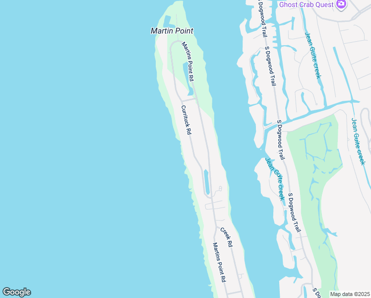 map of restaurants, bars, coffee shops, grocery stores, and more near 6052 Currituck Road in Kitty Hawk