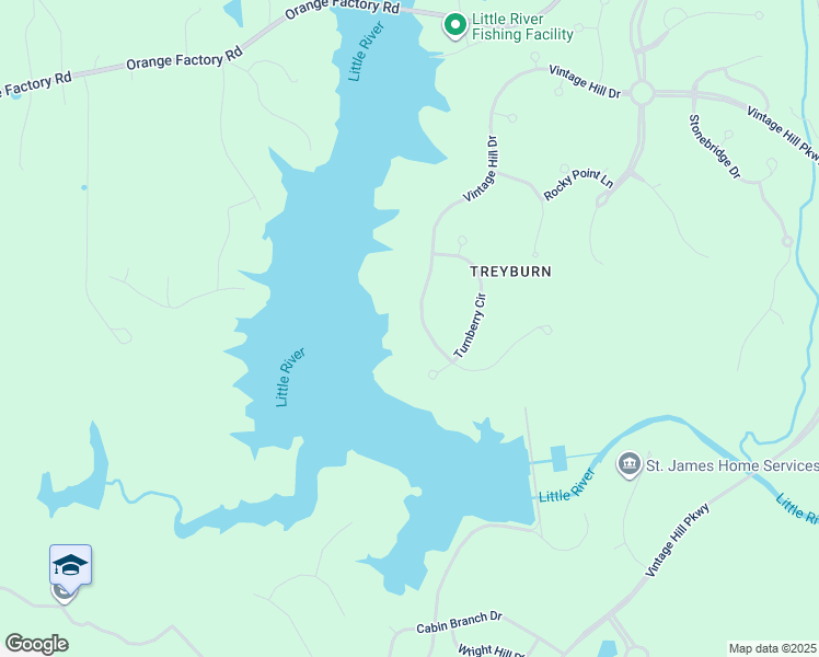 map of restaurants, bars, coffee shops, grocery stores, and more near 2416 Vintage Hill Drive in Durham