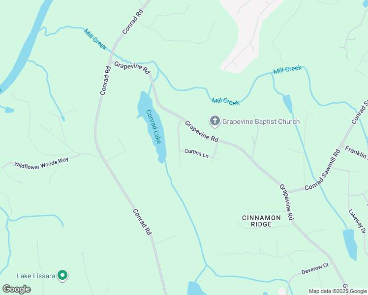 map of restaurants, bars, coffee shops, grocery stores, and more near 7955 Curtina Lane in Lewisville