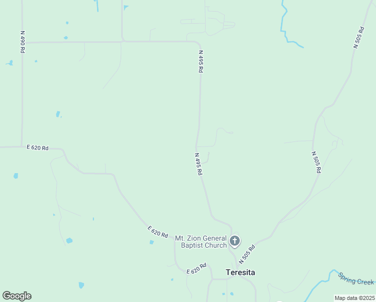 map of restaurants, bars, coffee shops, grocery stores, and more near 4067 North 495 Road in Rose