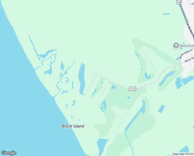 map of restaurants, bars, coffee shops, grocery stores, and more near 291 West Side Lane in Powells Point