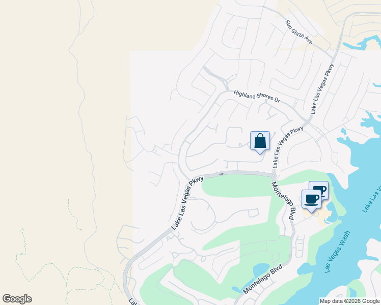 map of restaurants, bars, coffee shops, grocery stores, and more near 43 Portezza Drive in Henderson