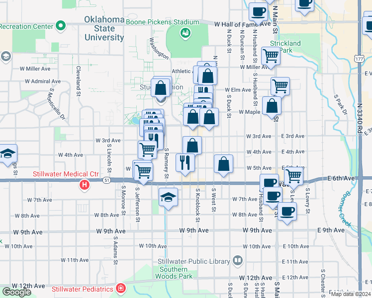 311 South Hester Street, Stillwater OK Walk Score