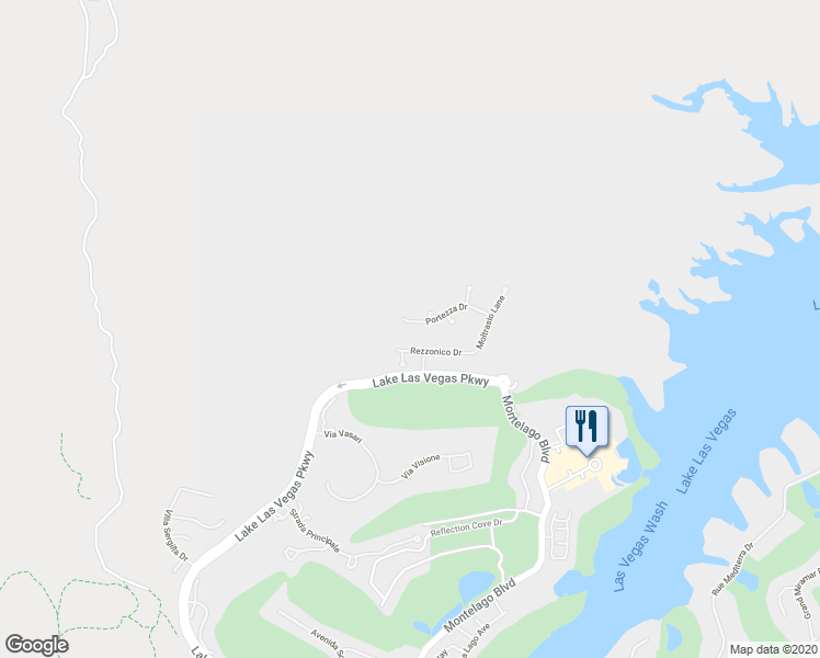 map of restaurants, bars, coffee shops, grocery stores, and more near 47 Portezza Drive in Henderson