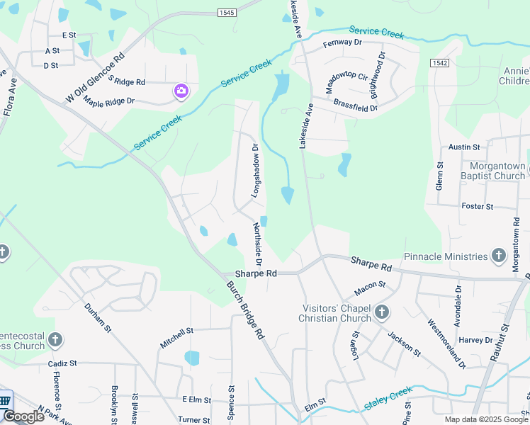 map of restaurants, bars, coffee shops, grocery stores, and more near 1715 Capstone Drive in Burlington