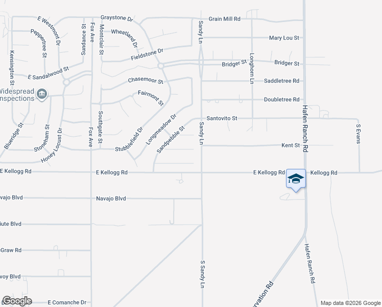 map of restaurants, bars, coffee shops, grocery stores, and more near 5451 Fernwood Court in Pahrump