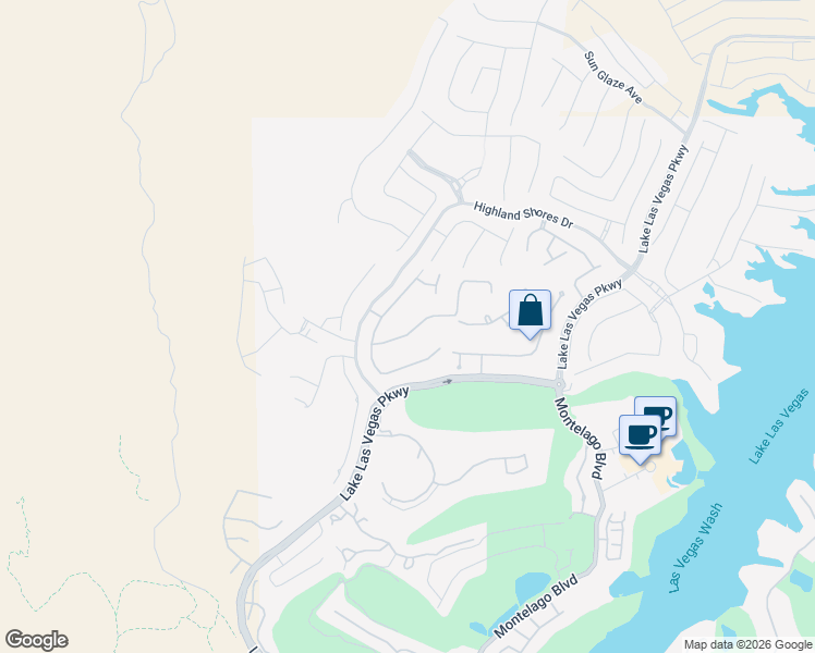 map of restaurants, bars, coffee shops, grocery stores, and more near 43 Portezza Drive in Henderson