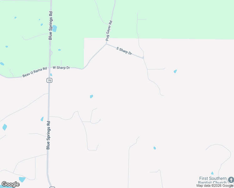 map of restaurants, bars, coffee shops, grocery stores, and more near 493 West Sharp Road in Fayetteville