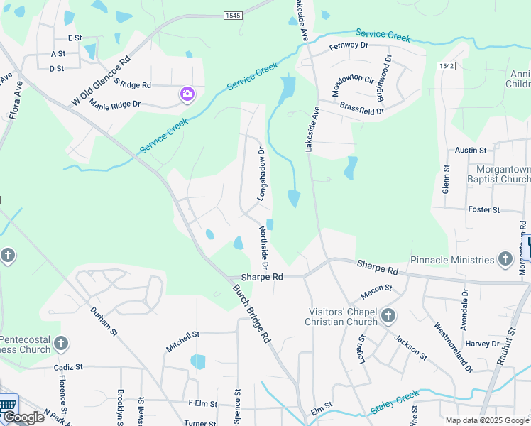 map of restaurants, bars, coffee shops, grocery stores, and more near 1711 Capstone Drive in Burlington