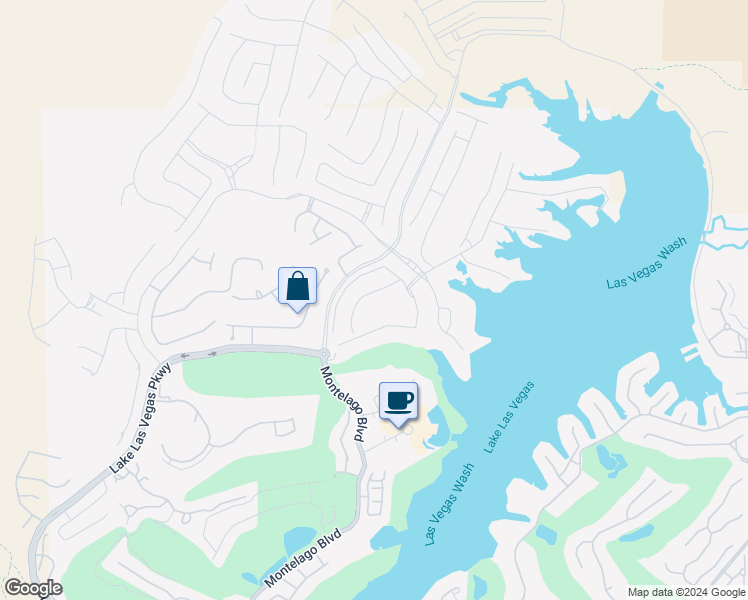 map of restaurants, bars, coffee shops, grocery stores, and more near 25 Canyon Bay Drive in Henderson