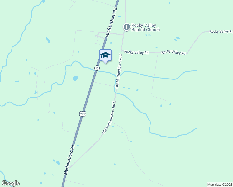map of restaurants, bars, coffee shops, grocery stores, and more near 6201 Old Murfreesboro Road East in Lebanon
