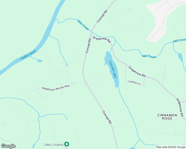 map of restaurants, bars, coffee shops, grocery stores, and more near 1010 Conrad Road in Lewisville