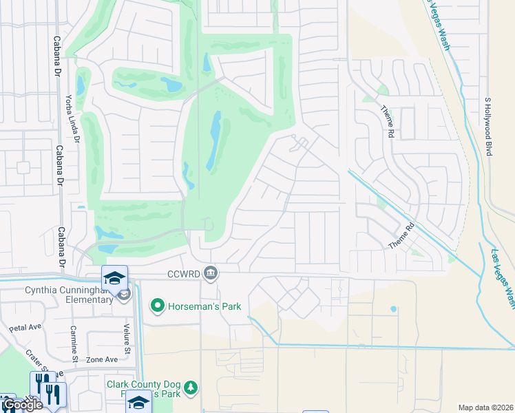 map of restaurants, bars, coffee shops, grocery stores, and more near 5932 Quintillion Avenue in Las Vegas