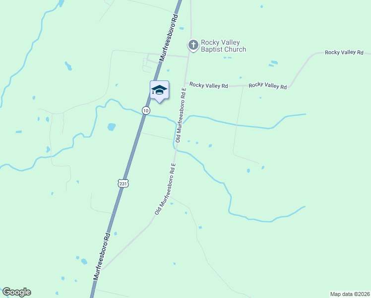 map of restaurants, bars, coffee shops, grocery stores, and more near 6201 Old Murfreesboro Road East in Lebanon