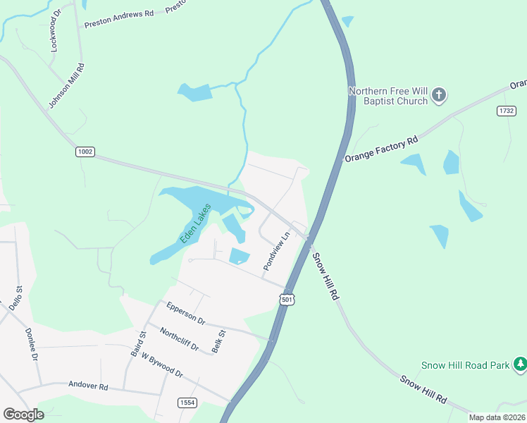 map of restaurants, bars, coffee shops, grocery stores, and more near 6533 Ladd Drive in Durham