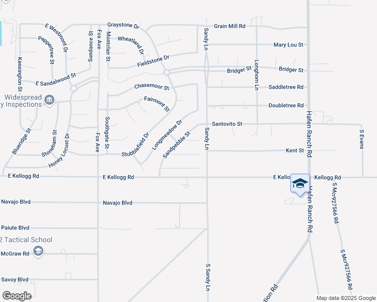 map of restaurants, bars, coffee shops, grocery stores, and more near 5410 Fernwood Court in Pahrump