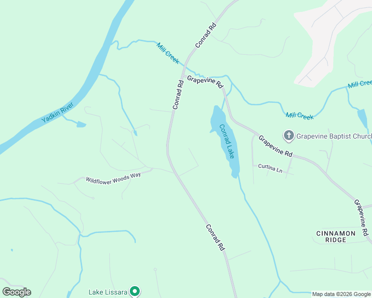 map of restaurants, bars, coffee shops, grocery stores, and more near 1010 Conrad Road in Lewisville