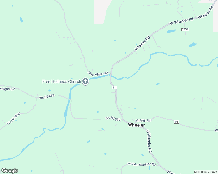 map of restaurants, bars, coffee shops, grocery stores, and more near 7089 West Wheeler Road in Fayetteville