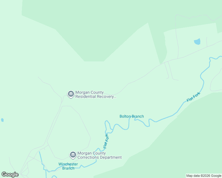 map of restaurants, bars, coffee shops, grocery stores, and more near 607 Flat Fork Road in Wartburg