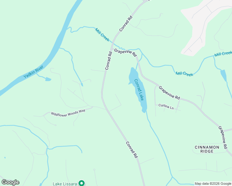 map of restaurants, bars, coffee shops, grocery stores, and more near 1010 Conrad Road in Lewisville