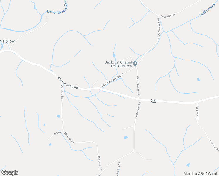 map of restaurants, bars, coffee shops, grocery stores, and more near 7700 Warrensburg Road in Mosheim