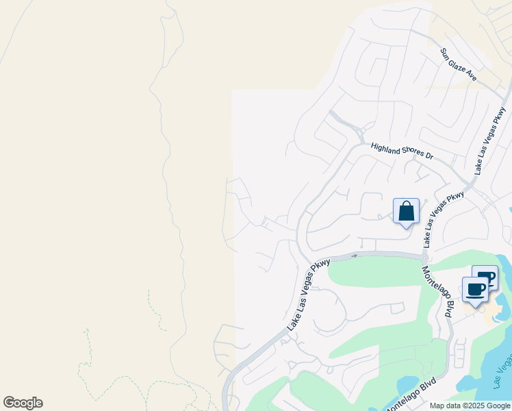 map of restaurants, bars, coffee shops, grocery stores, and more near 68 Cathedral Wash Place in Henderson
