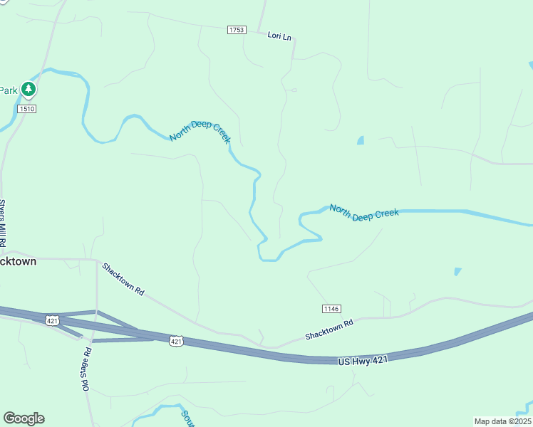 map of restaurants, bars, coffee shops, grocery stores, and more near 3066 Lori Lane in Yadkinville