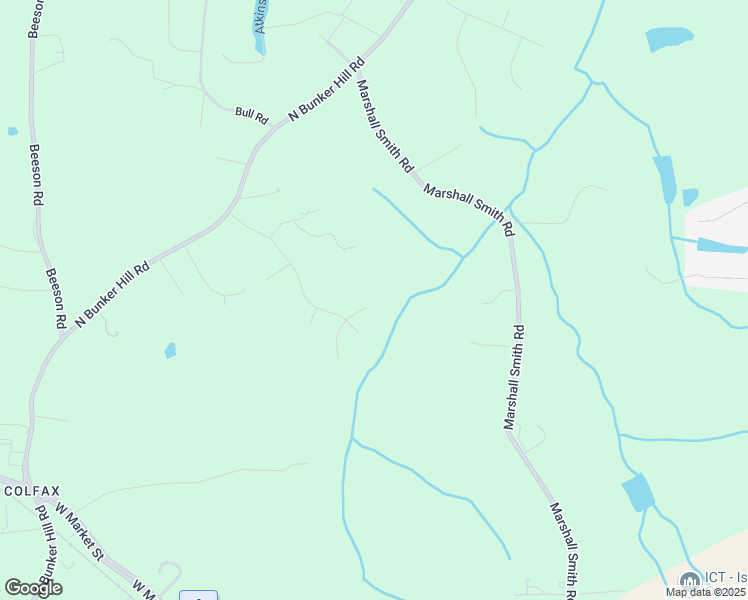 map of restaurants, bars, coffee shops, grocery stores, and more near 2507 North Tuckers Farm Court in Colfax