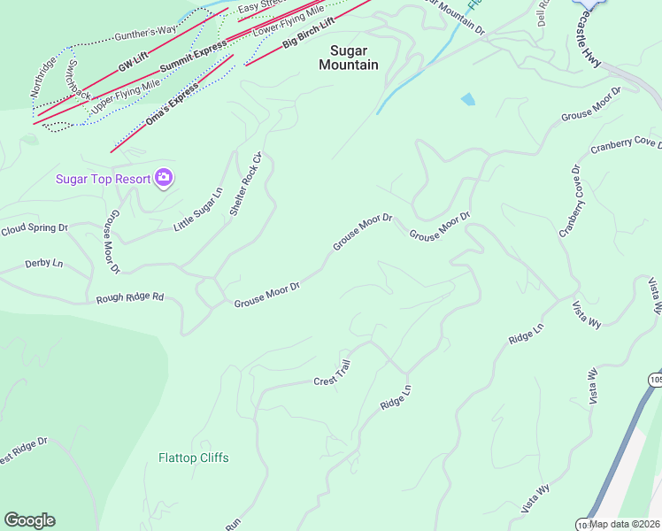map of restaurants, bars, coffee shops, grocery stores, and more near in Linville