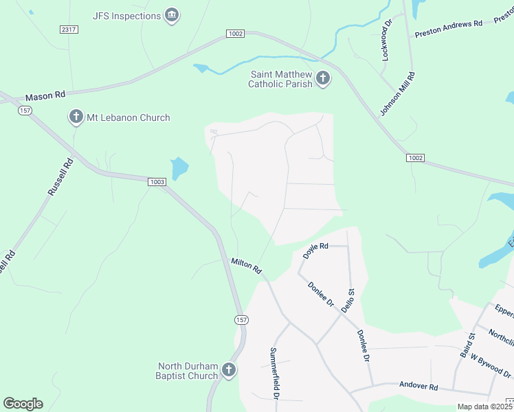 map of restaurants, bars, coffee shops, grocery stores, and more near 6220 Edsel Road in Durham