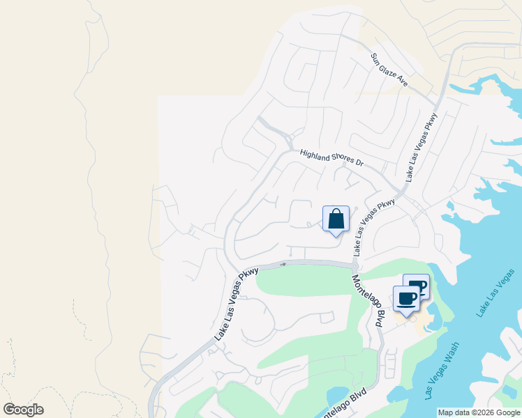 map of restaurants, bars, coffee shops, grocery stores, and more near 54 Portezza Drive in Henderson