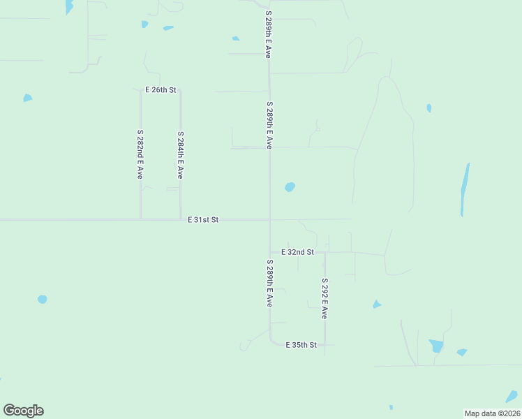 map of restaurants, bars, coffee shops, grocery stores, and more near 3040 South 289th East Avenue in Broken Arrow