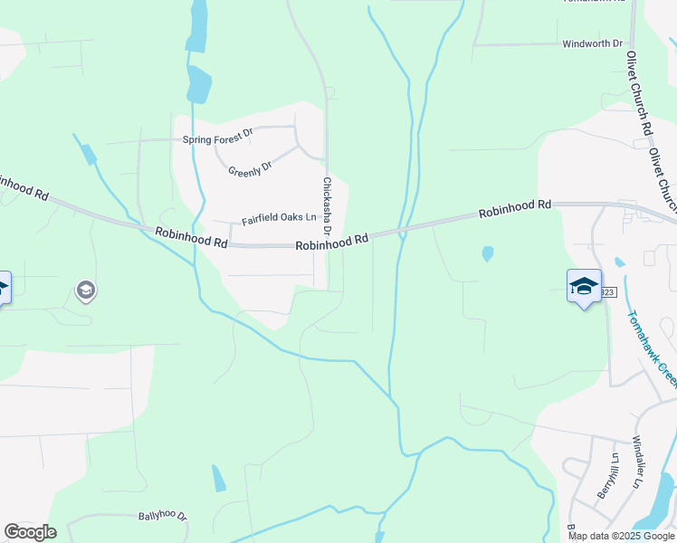 map of restaurants, bars, coffee shops, grocery stores, and more near 1109 Cutters Creek Drive in Pfafftown
