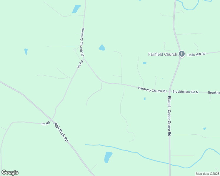 map of restaurants, bars, coffee shops, grocery stores, and more near 4200 Harmony Church Road in Efland