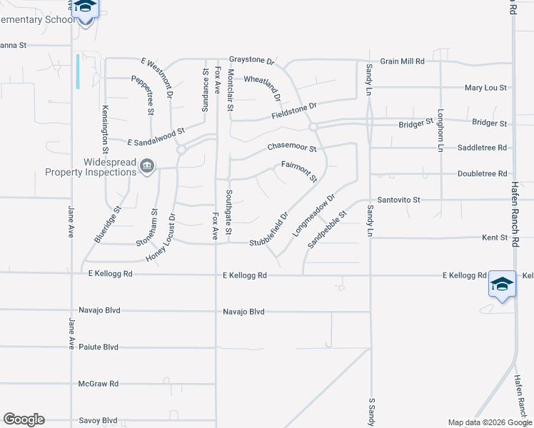 map of restaurants, bars, coffee shops, grocery stores, and more near 5121 Andover Court in Pahrump