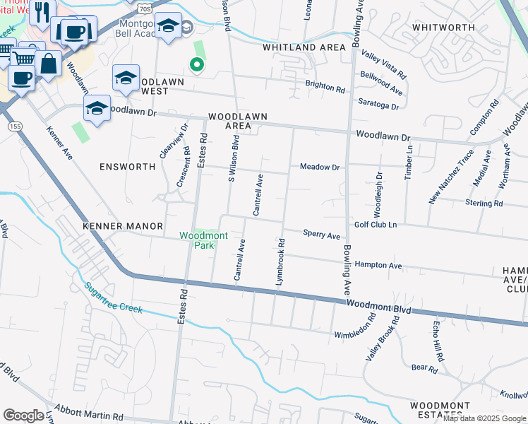 map of restaurants, bars, coffee shops, grocery stores, and more near 714 Cantrell Ave in Nashville