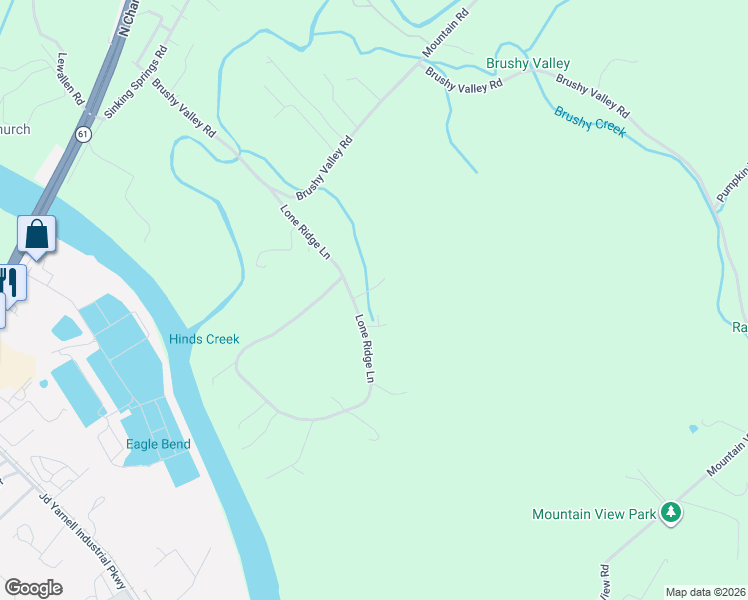 map of restaurants, bars, coffee shops, grocery stores, and more near 219 Lone Ridge Lane in Clinton